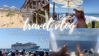 TRAVEL VLOG MSC Splendida  Mauritius Reunion Island Portuguese Island 202324  SA YouTuber PT2 [upl. by Minta]