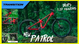 new transition patrol 2023  what amazing carbon mtb [upl. by Sadye]