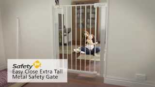 Safety 1st Easy Close Extra Tall Metal Safety Gate [upl. by Metzger596]