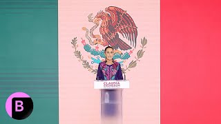 Mexico Election Results Sheinbaum Gives Victory Speech [upl. by Einram]