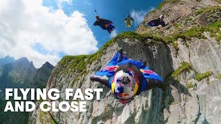 Wingsuit Flying Formation in quotThe Crackquot  Miles Above 30 [upl. by Aivila]