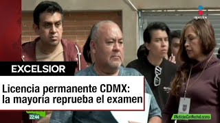 Licencia permanente CDMX la dificultad del examen sorprende a los conductores [upl. by Asiuqram]