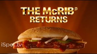 McDonalds Commercial 2023 The McRib Returns Ad Review [upl. by Kasevich95]