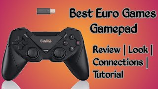 Best Euro Games Gamepad  Tutorial  Review  Look  Connection [upl. by Arymas744]