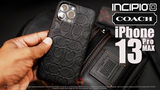 INCIPIO COACH Leather Slim Wrap Case for Apple iPhone 13 Pro Max Incipio COACH Malaysia Leather [upl. by Millburn563]