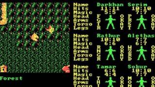 Phantasie III The Wrath of Nikademus MSDOS Intro und Gameplay [upl. by Martres42]