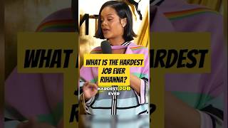 Rihannawhat is the hardest job shorts shortsfeed rihanna dojacat nickiminaj 50cent rap [upl. by Ahsilrae]