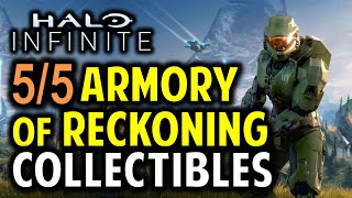 Armory of Reckoning All Collectibles Spartan Core amp Audio Logs Location  Halo Infinite [upl. by Silra]