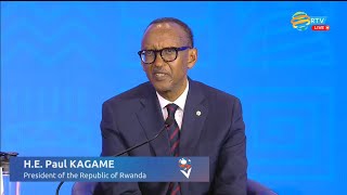 HE KAGAMEs message to YouthConnekt Africa Summit 2024 [upl. by Desirae]