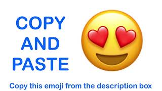 Smiling Face with Heart Eyes EMOJI  APPLE   COPY and PASTE EMOJIS 😍 [upl. by Atniuq]