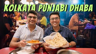 Kolkata Night Life Exploring Late Night Kolkata Street Food in Punjabi Dhaba [upl. by Hillard]