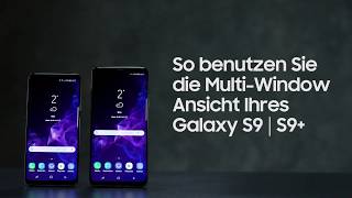 Samsung Galaxy S9S9 So benutzen Sie die MultiWindow Ansicht Android Oreo [upl. by Ieluuk]