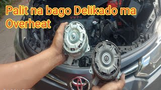 toyota vios auxiliary fan aux fan replacement overheat problem high temperature [upl. by Natsuj]