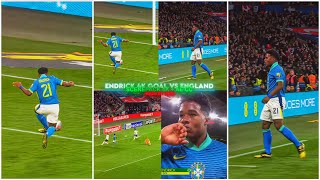 Endrick Goal Vs England  RARE CLIPS ● SCENEPACK 4K With AE CC and TOPAZ [upl. by Ylhsa]