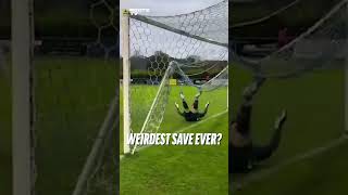 GOALIE GOT CAUGHT IN THE NET goalkeeper nonleague sedons greatsave gkunion football [upl. by Akirahs860]