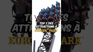 TOP 5 ATTRACTIONS EUROPAPARK 🎢😍 coasters [upl. by Aicnerolf]