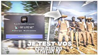 JE TEST VOS SERVEURS GTA5 RP PS4 12 [upl. by Aikahc]