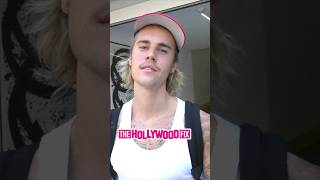 Justin Bieber Is Asked About Hailey Being Pregnant With Their First Child While Out In Beverly Hills [upl. by Neelram]