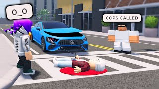 I Ran From The Cops After Driving Over An Old Lady Roblox [upl. by Estis612]