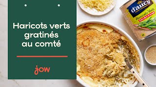 Recette des Haricots verts gratinés au comté [upl. by Ataner91]