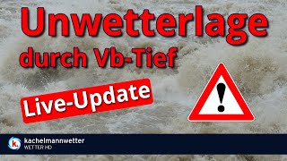 ExtremNiederschläge durch VbTief  LiveUpdate am Freitag [upl. by Noble130]