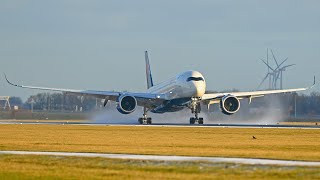 LIVE At Schiphol Airport  Early Morning PlaneSpotting  Polderbaan 18R36L Action [upl. by Manvell952]