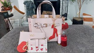 Whats In My Bag  Michael Kors Emilia Satchel  Valentine Edition whatsinmybag [upl. by Edivad982]