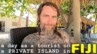 A Day As A Tourist On a Private Island Getaway in Fiji [upl. by Lupee]