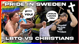 🏳️‍🌈 STOCKHOLM PRIDE 2024  CRAZY WAR BETWEEN LBTQ AND CHRISTIANS IN SWEDEN 🇸🇪 [upl. by Eneryc510]