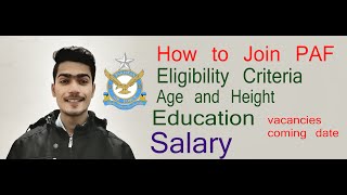 Information About PAF GD Pilot Eligibility Criteria How to join PAF as a GD Pilot after FSC amp ICS [upl. by Ylicis]