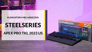 Klawiatura mechaniczna SteelSeries Apex Pro TKL 2023 US – dane techniczne – RTV EURO AGD [upl. by Dennison]