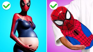 AWESOME PARENTING HACKS  Fantastic Superheroes Hacks amp Funny Situations [upl. by Switzer]