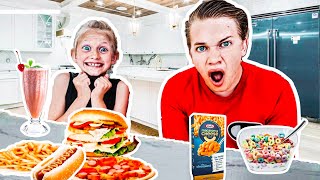 15 Siblings SWAP DIETS for 24HRS [upl. by Amoakuh]