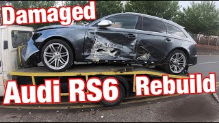 I bought a crashed Audi RS6 COPART UK [upl. by Rise937]