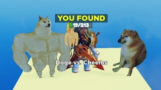 How To Find Doge vs Cheems Meme in Find the Memes 2024  Doge vs Cheems Meme Location [upl. by Joselow]