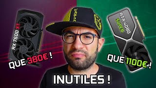 RTX 4080 SUPER et RX 7600 XT  INUTILES [upl. by Marcela269]