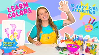 Toddler Learning Video  Learn Colors for Kids and Toddlers with Easy Fun Games amp Activities [upl. by Dlonra]