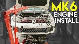 MK6 Engine Install  First Start up  Part 2 [upl. by Lotsirb]