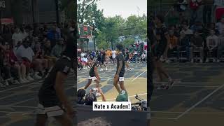 Nate Ament and Acaden Lewis put on a show at the Slam hs game at Rucker park NYC [upl. by Ramunni]