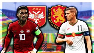 SRBIJA vs BUGARSKA  UEFA EURO QUALIFIERS 2024 [upl. by Ardrey]