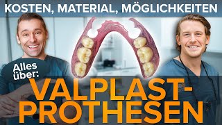 Alles über VALPLAST PROTHESEN metallfrei  Kosten Material Haltbarkeit inkl Beispiele [upl. by Neelehtak]