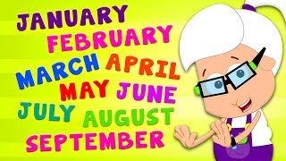 Months Of The Year Song  Nursery Rhymes and Kids Songs For Children [upl. by Early726]