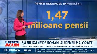 Recalcularea pensiilor finalizată 82 din pensionari primesc mai mulți bani din septembrie [upl. by Flin134]