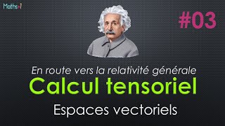 Calcul tensoriel  3 Espaces vectoriels  PDF [upl. by Nnelg]