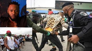 E DON REDCUBANA amp SINGER FLAVOUR NABANIA FIGHT DSS LIVE PROTESS IN ENUGU amp LAGOS SERIOUS TENSION👈 [upl. by Viking]