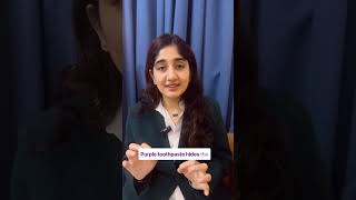 💜 Purple Toothpaste A Dentists Honest Review 🦷 alkabulchandani505 [upl. by Namdor]