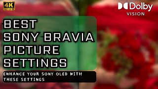 Sony Bravia A80L XR OLED Best Picture Settings  4KHDR Dolby Vison 2024 settings picturequality [upl. by Beaston17]