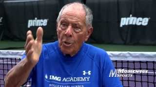 Nick Bollettieri Tennis Ace Trainer Interview [upl. by Reitrac]