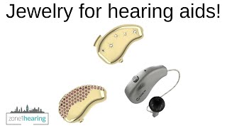 Amazing bespoke ear jewelry for hearing aids [upl. by Yong]