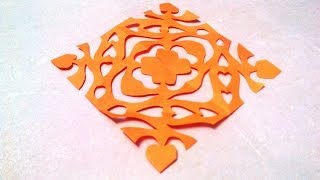 Chinese KIRIGAMI paper cutting tutorials  2 [upl. by Wohlert]